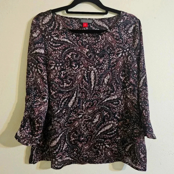 Vince Camuto Patterned Blouse - Picture 1 of 4